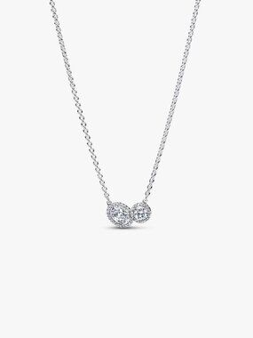 Pandora Embracing Halo Necklace